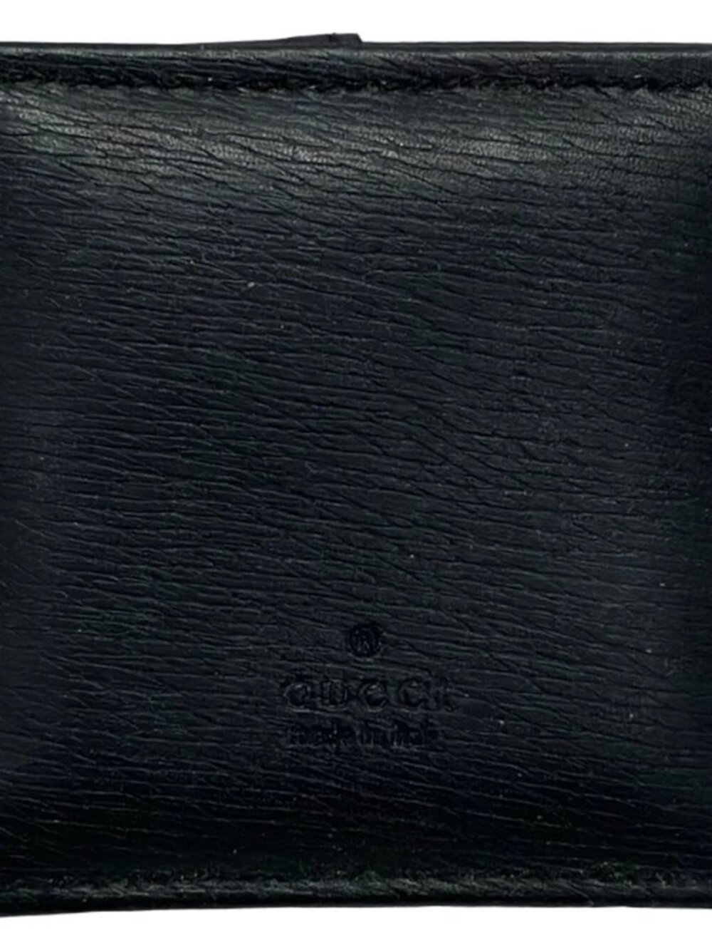 GUCCI Black Leather Coin Case